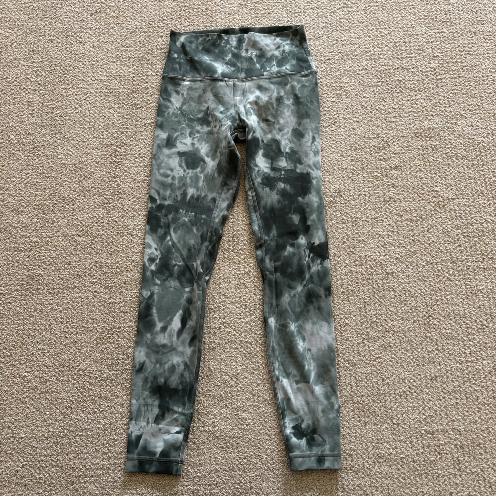Lululemon Leggings Align Pant Womens Green Stretch Align Ankle Size 6